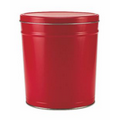 3 Gallon Solid Color Gift Tin W/ Popcorn